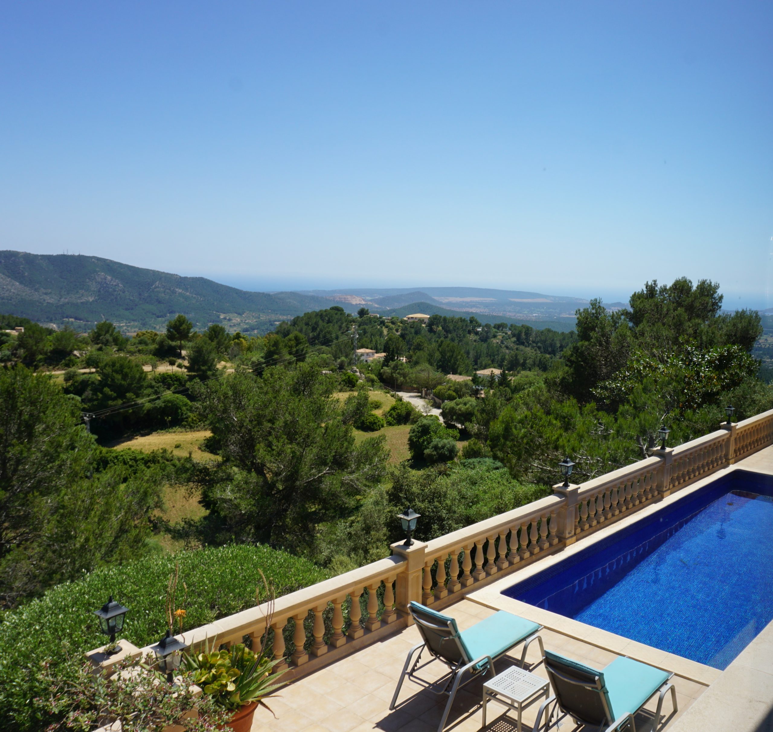 Villa in Calvia with impressive panoramic views