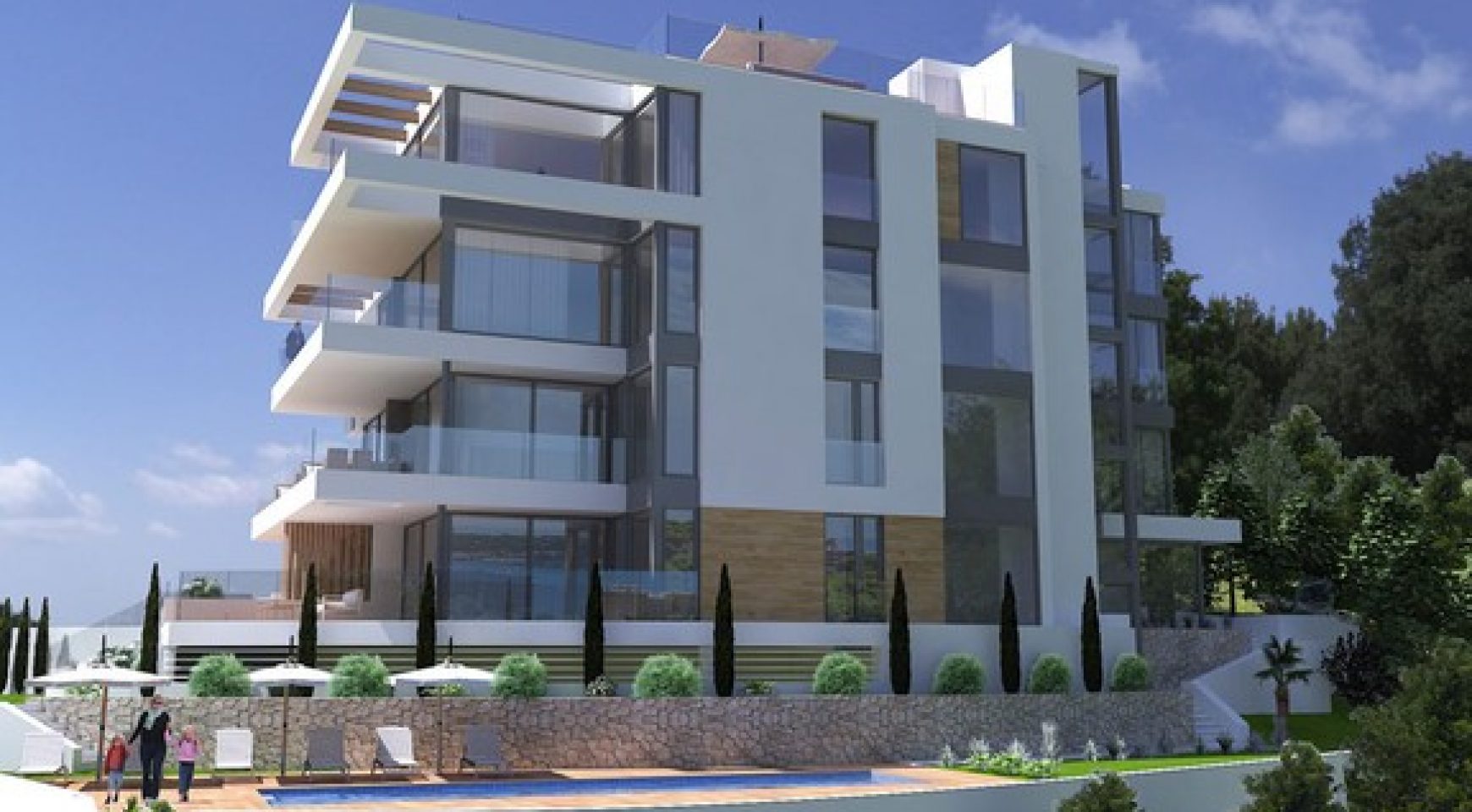 Elegant Brand New Apartments with fantastic Sea Views in Palma area